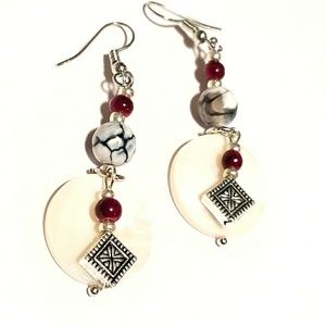 🌸💖🌸HANDCRAFTED NATURAL STONE EARRINGS🌸💖🌸